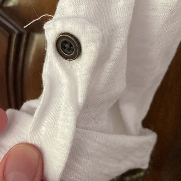 Cute cotton tee shirt with crochet detail size M - Picture 4 of 8